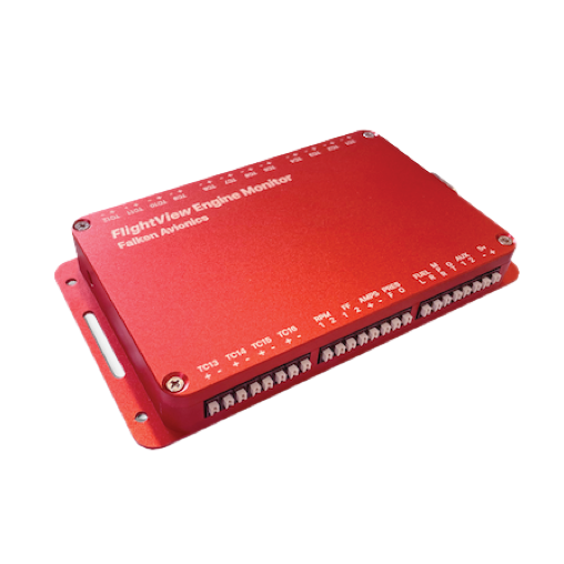Falken EMS (Engine Monitoring System) V3 - read on a transparent background.