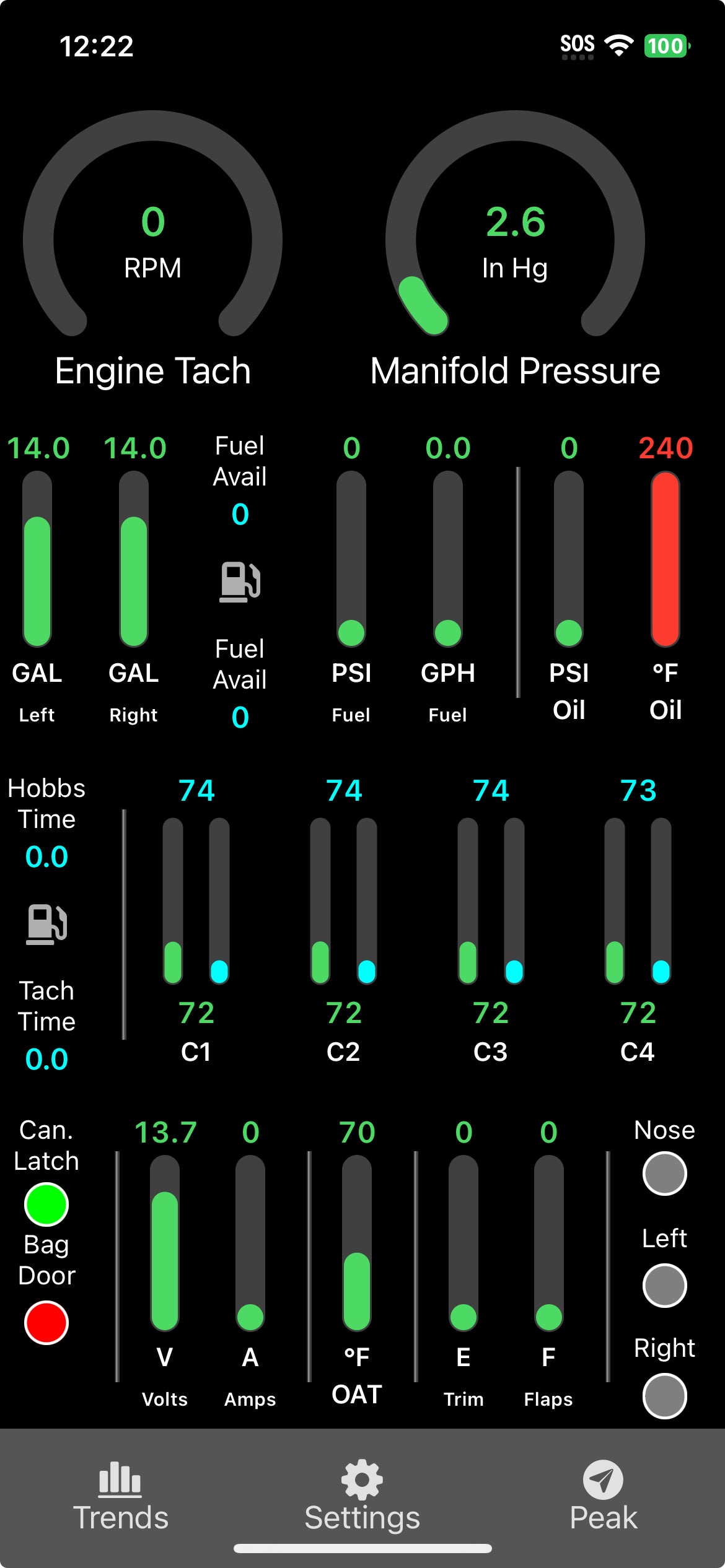 Falken Engine Monitor - For Certified and Experimental Aircraft
