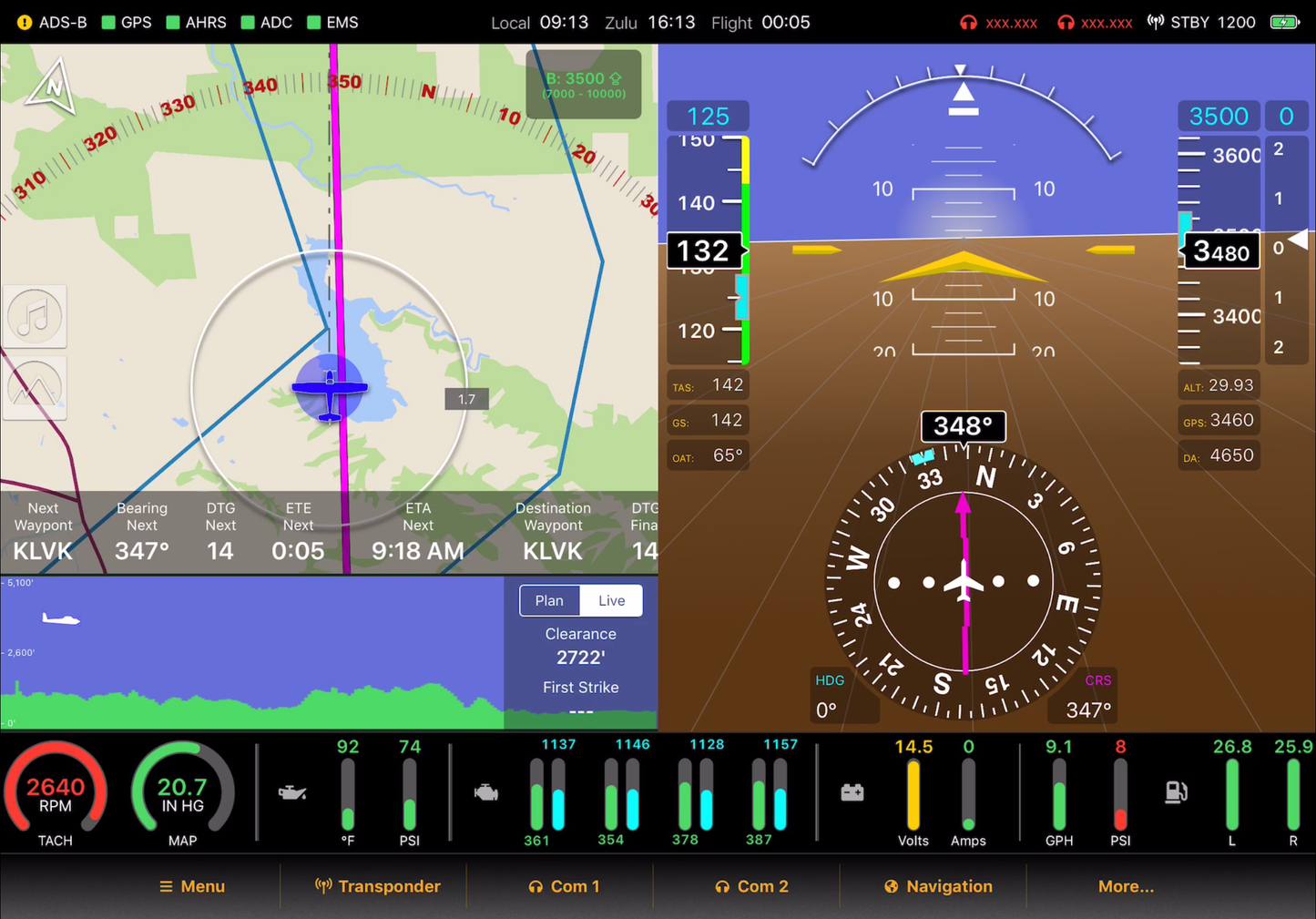 FlightView EFIS Lite Hardware Kit: Flight Data Computer (FDC) v3