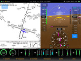 FlightView EFIS Ready-To-Fly Dual-Screen Kit: Two 10.9" Displays, Flight Data Computer and Engine Monitor